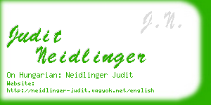 judit neidlinger business card